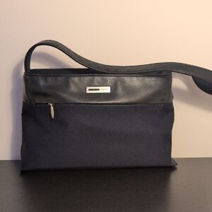 Esprit Navy and Black Shoulder Bag